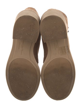 Gianvito Rossi Suede Combat Boots