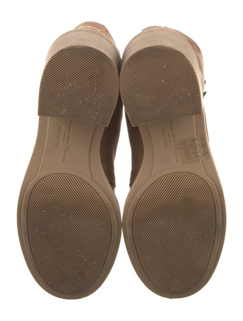 Gianvito Rossi Suede Combat Boots