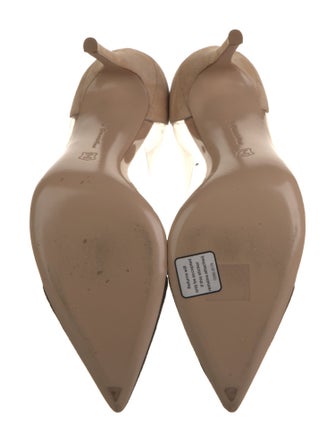 Gianvito Rossi Suede D'Orsay Pumps