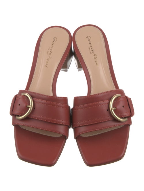 Gianvito Rossi Leather Slides