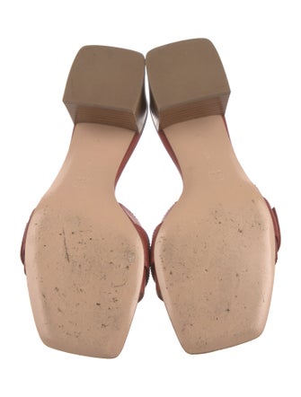 Gianvito Rossi Leather Slides