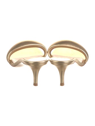 Gianvito Rossi Leather Slides