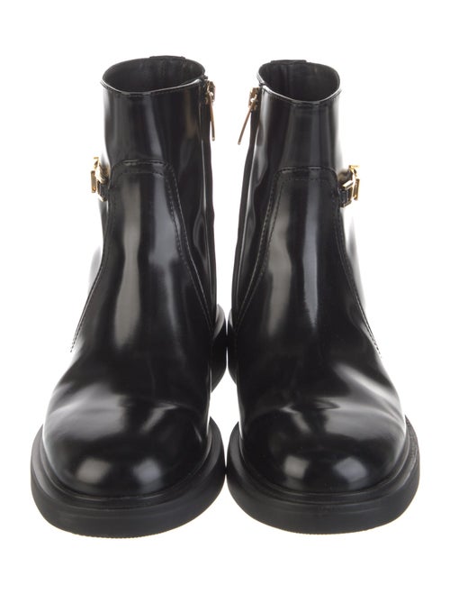 Gianvito Rossi Leather Rain Boots