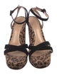 Gianvito Rossi Suede Printed Sandals