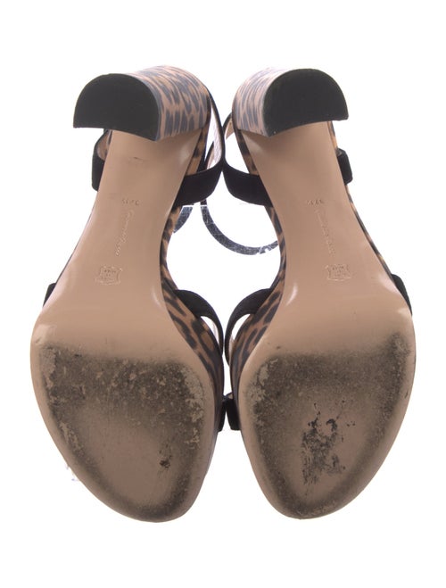 Gianvito Rossi Suede Printed Sandals