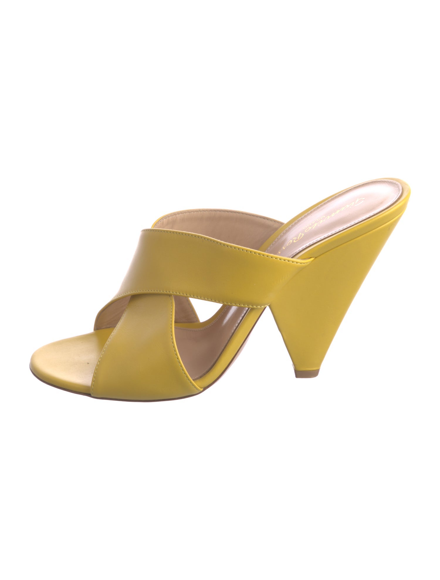 Gianvito Rossi Leather Slides