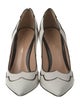 Gianvito Rossi Leather Leather Trim Embellishment D'Orsay Pumps