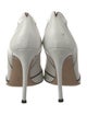 Gianvito Rossi Leather Leather Trim Embellishment D'Orsay Pumps