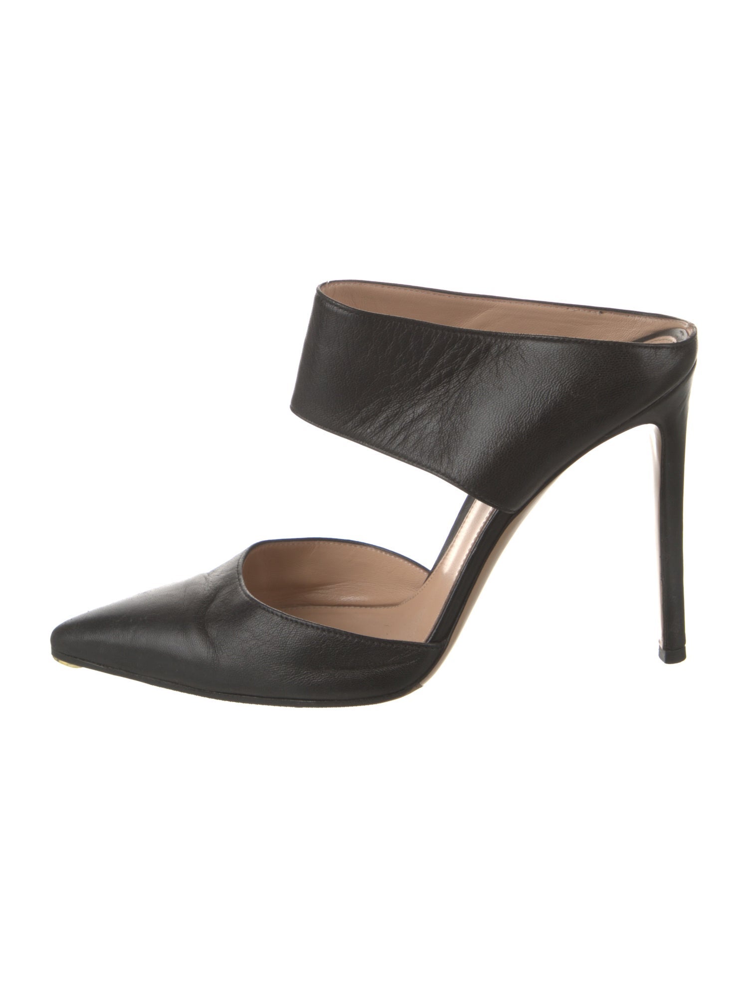 Gianvito Rossi Leather Mules