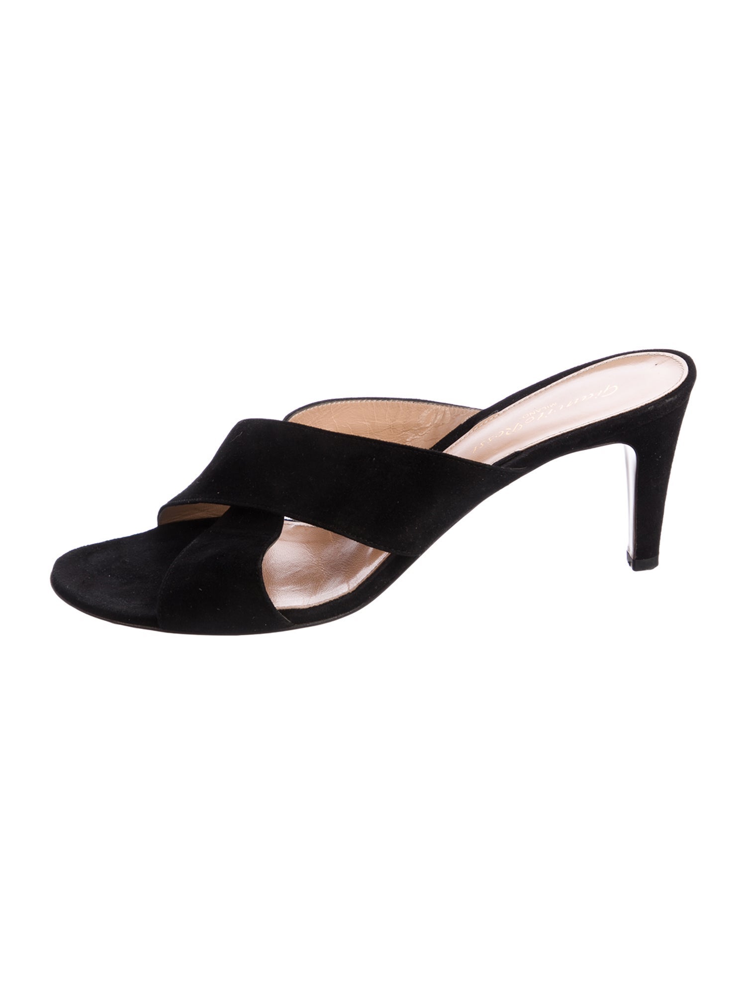 Gianvito Rossi Suede Slides