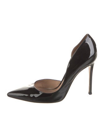 Gianvito Rossi Patent Leather D'Orsay Pumps