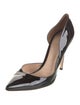 Gianvito Rossi Patent Leather D'Orsay Pumps