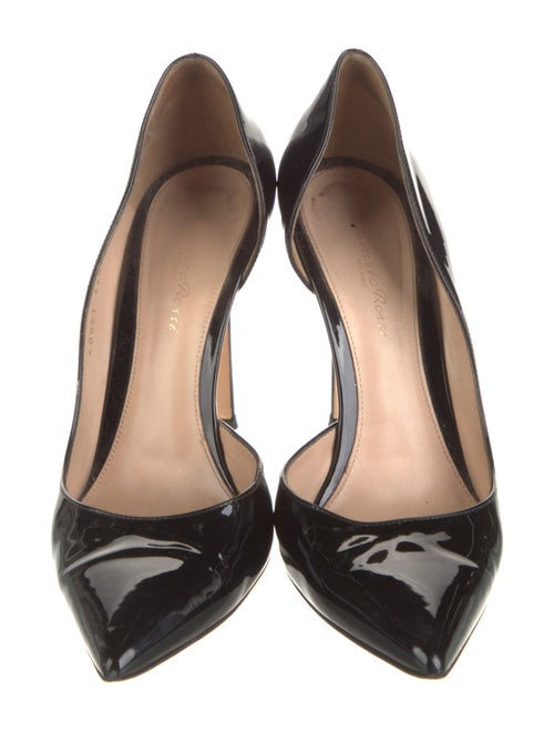 Gianvito Rossi Patent Leather D'Orsay Pumps