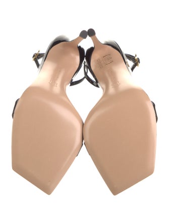 Gianvito Rossi Patent Leather Slingback Sandals