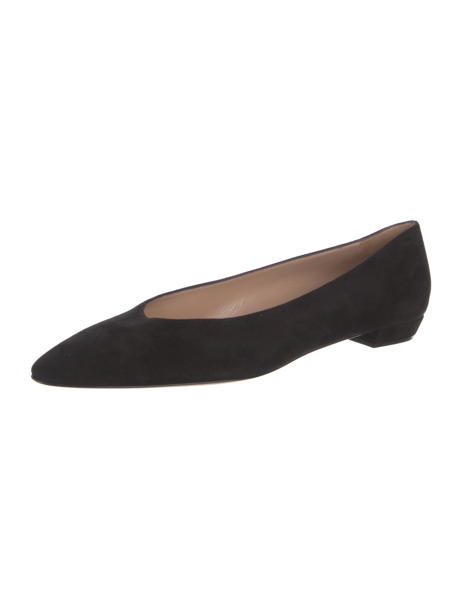Gianvito Rossi Suede Flats