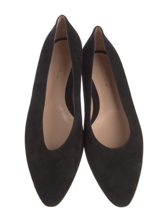 Gianvito Rossi Suede Flats