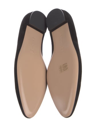 Gianvito Rossi Suede Flats