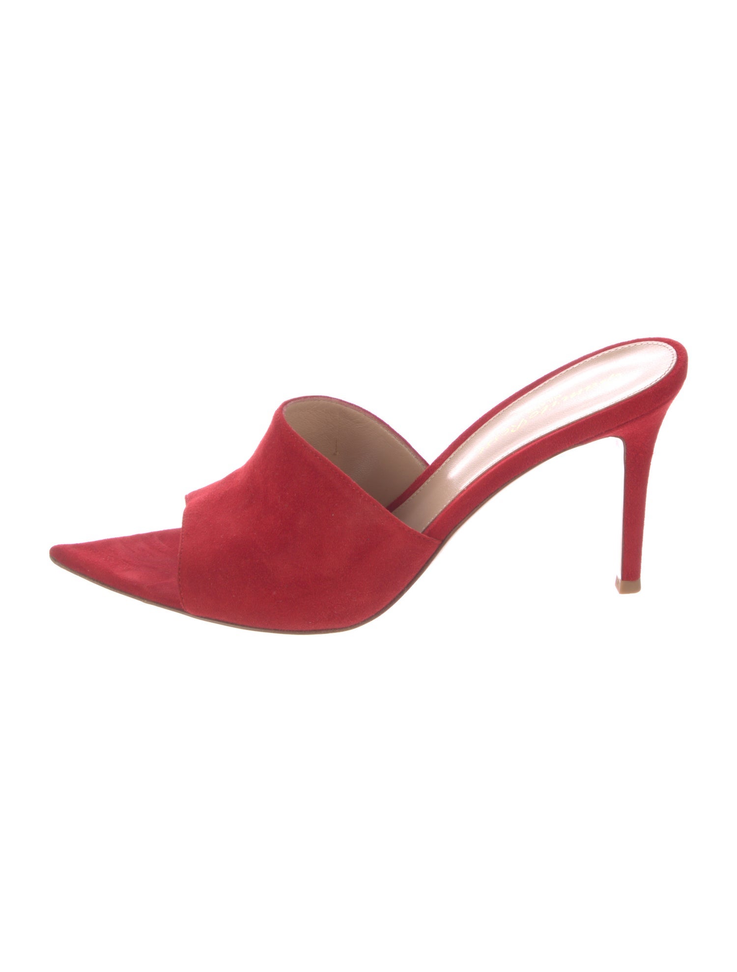 Gianvito Rossi Suede Slides