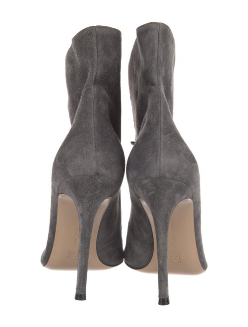 Gianvito Rossi Suede Lace-Up Boots