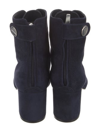 Gianvito Rossi Suede Lace-Up Boots