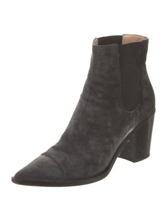 Gianvito Rossi Suede Chelsea Boots