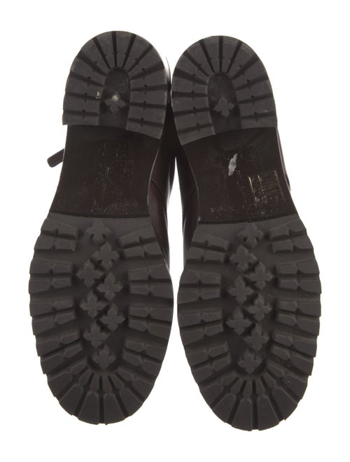 Gianvito Rossi Leather Combat Boots