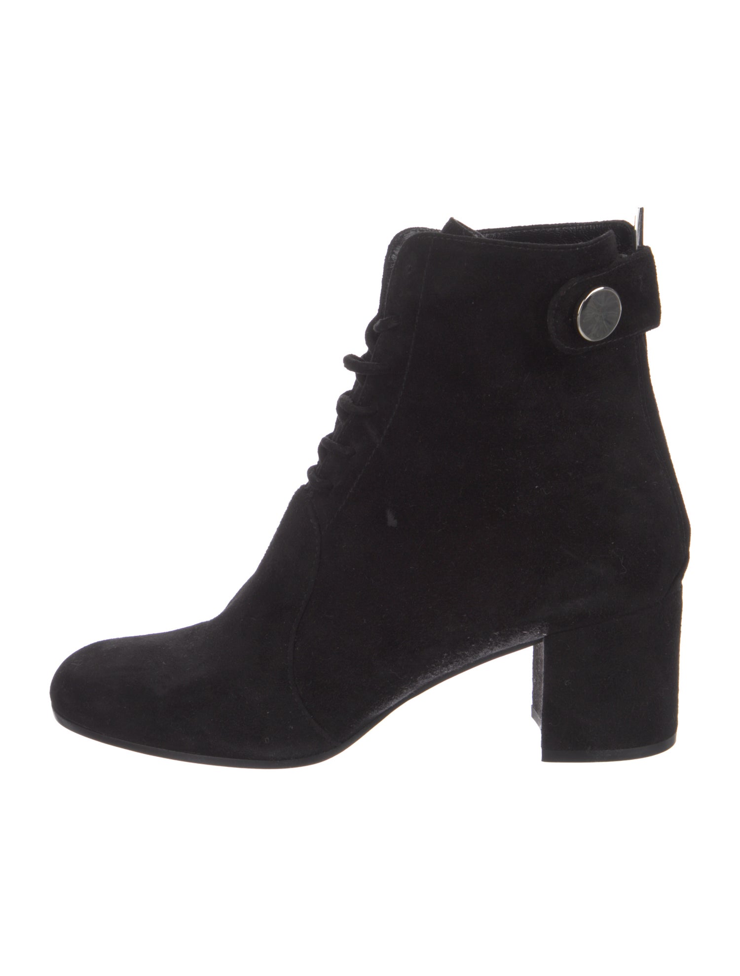 Gianvito Rossi Suede Lace-Up Boots