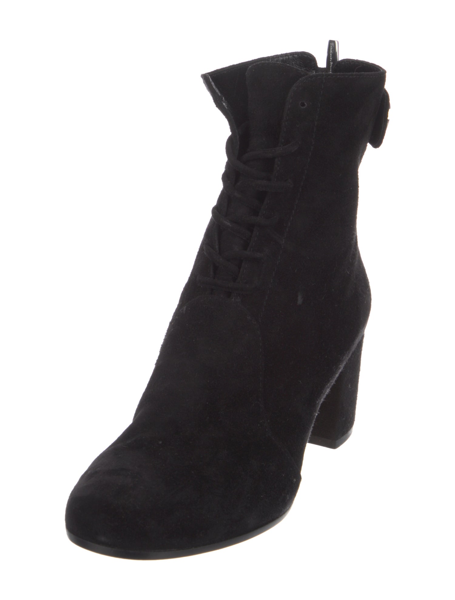 Gianvito Rossi Suede Lace-Up Boots