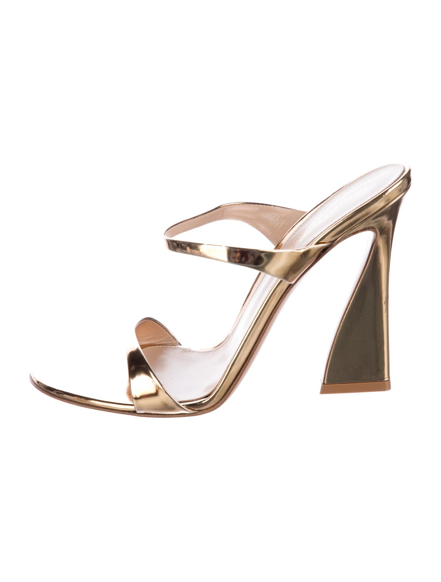 Gianvito Rossi Patent Leather Slides