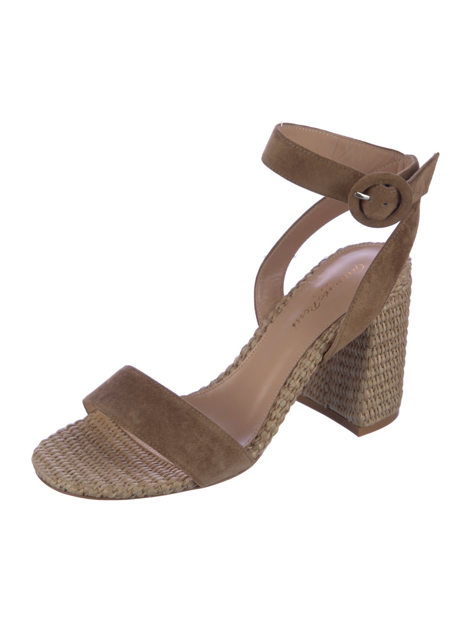 Gianvito Rossi Suede Sandals w/ Tags