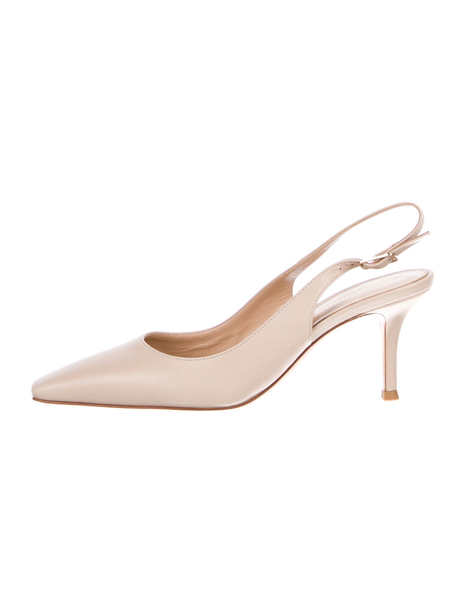 Gianvito Rossi Leather Slingback Pumps
