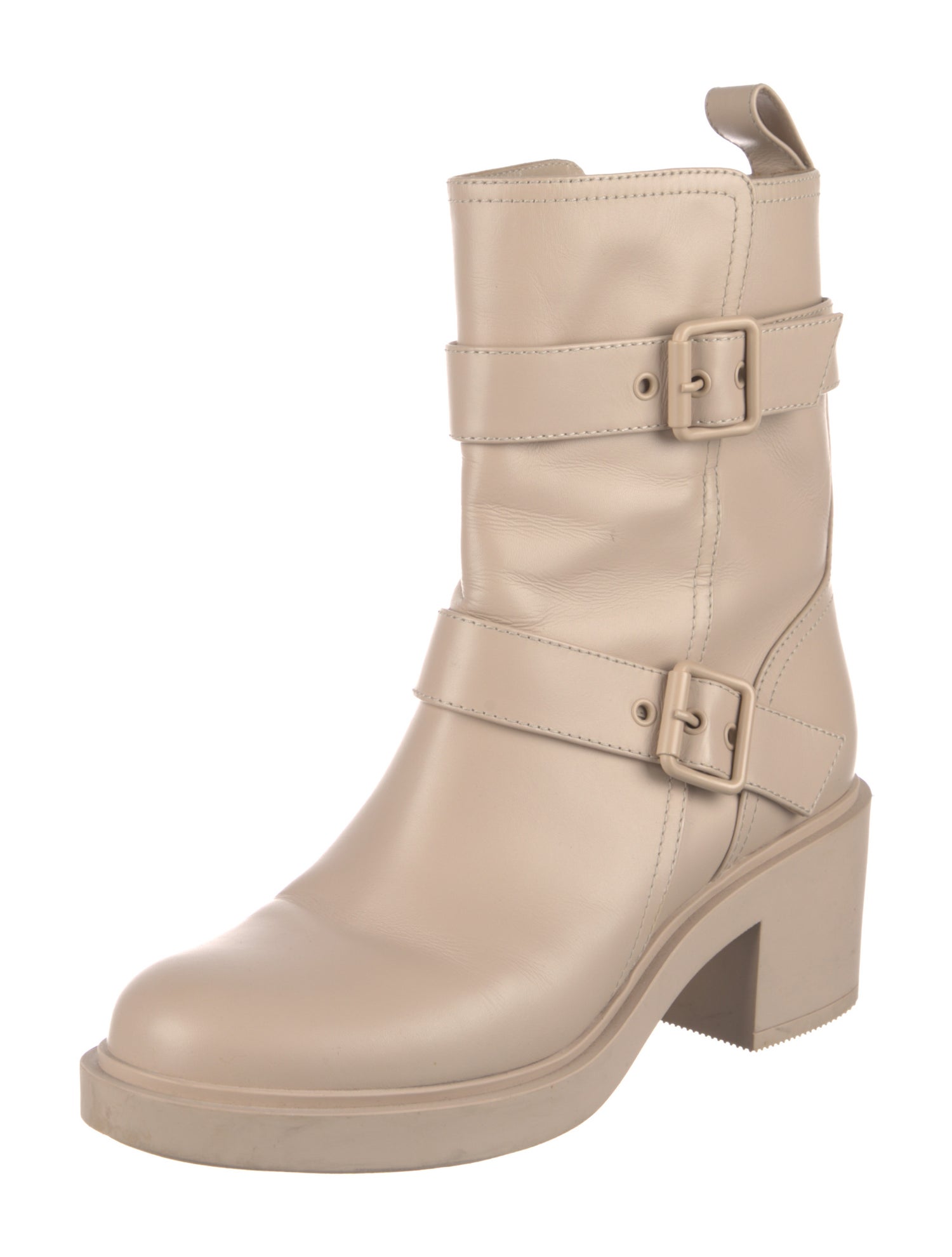 Gianvito Rossi Leather Moto Boots