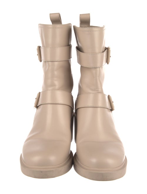 Gianvito Rossi Leather Moto Boots