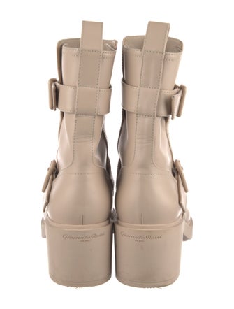 Gianvito Rossi Leather Moto Boots