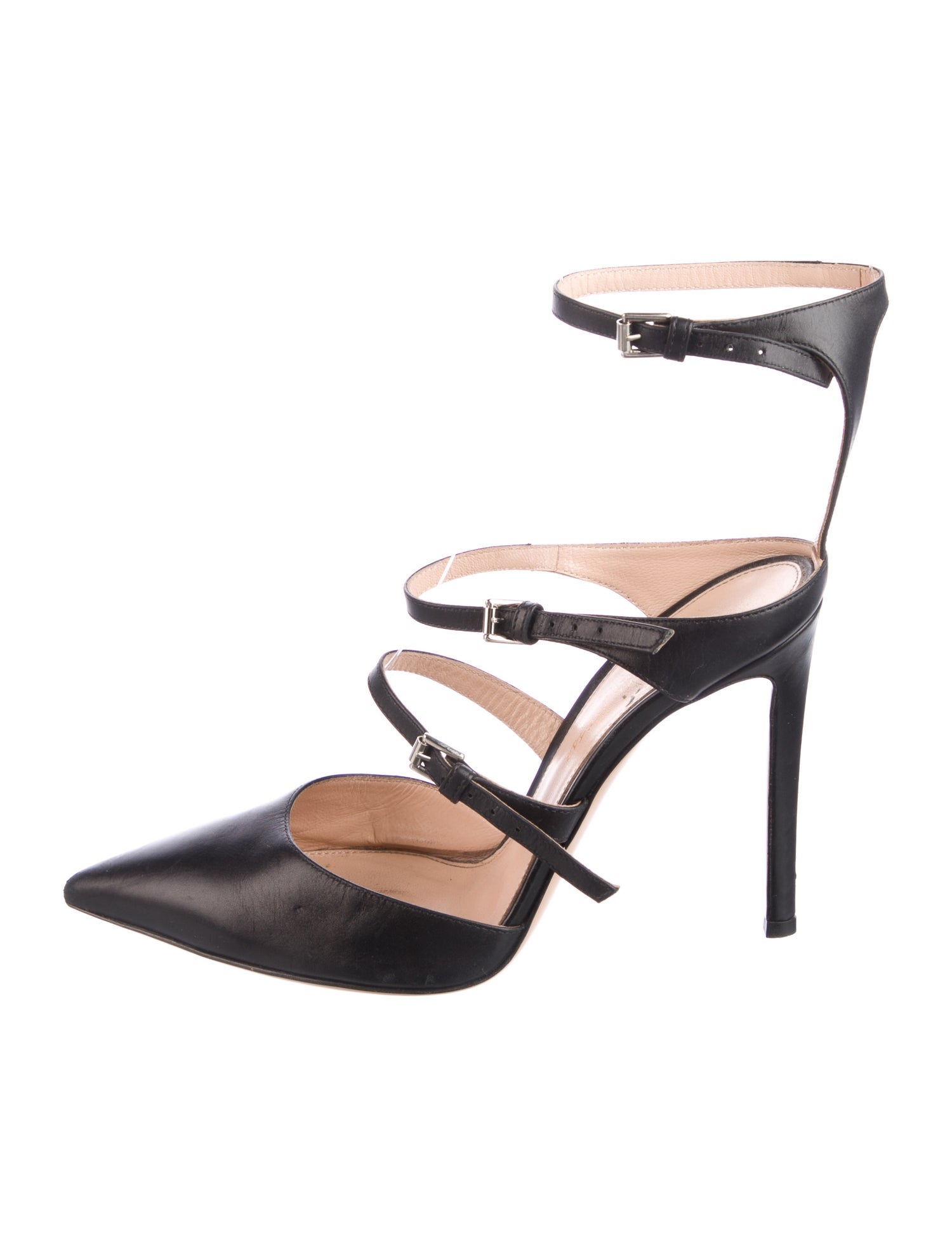 Gianvito Rossi Leather D'Orsay Pumps