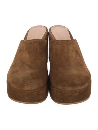 Gianvito Rossi Suede Mules