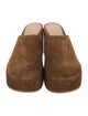 Gianvito Rossi Suede Mules