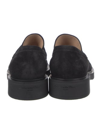 Gianvito Rossi Suede Loafers