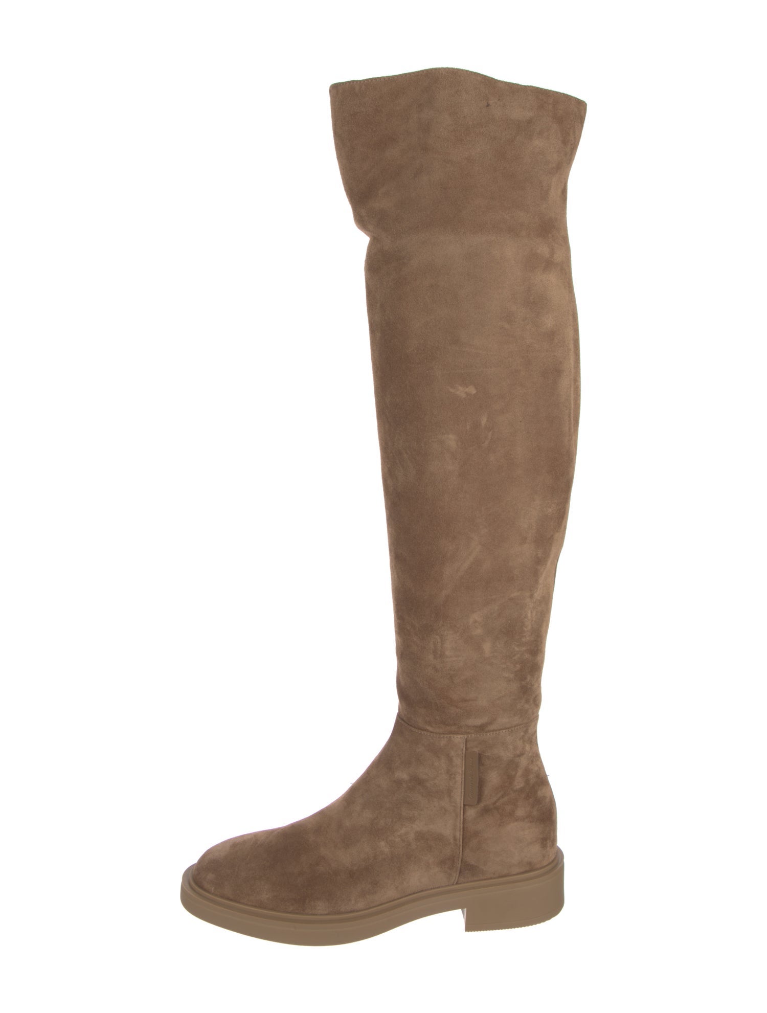 Gianvito Rossi Suede Riding Boots