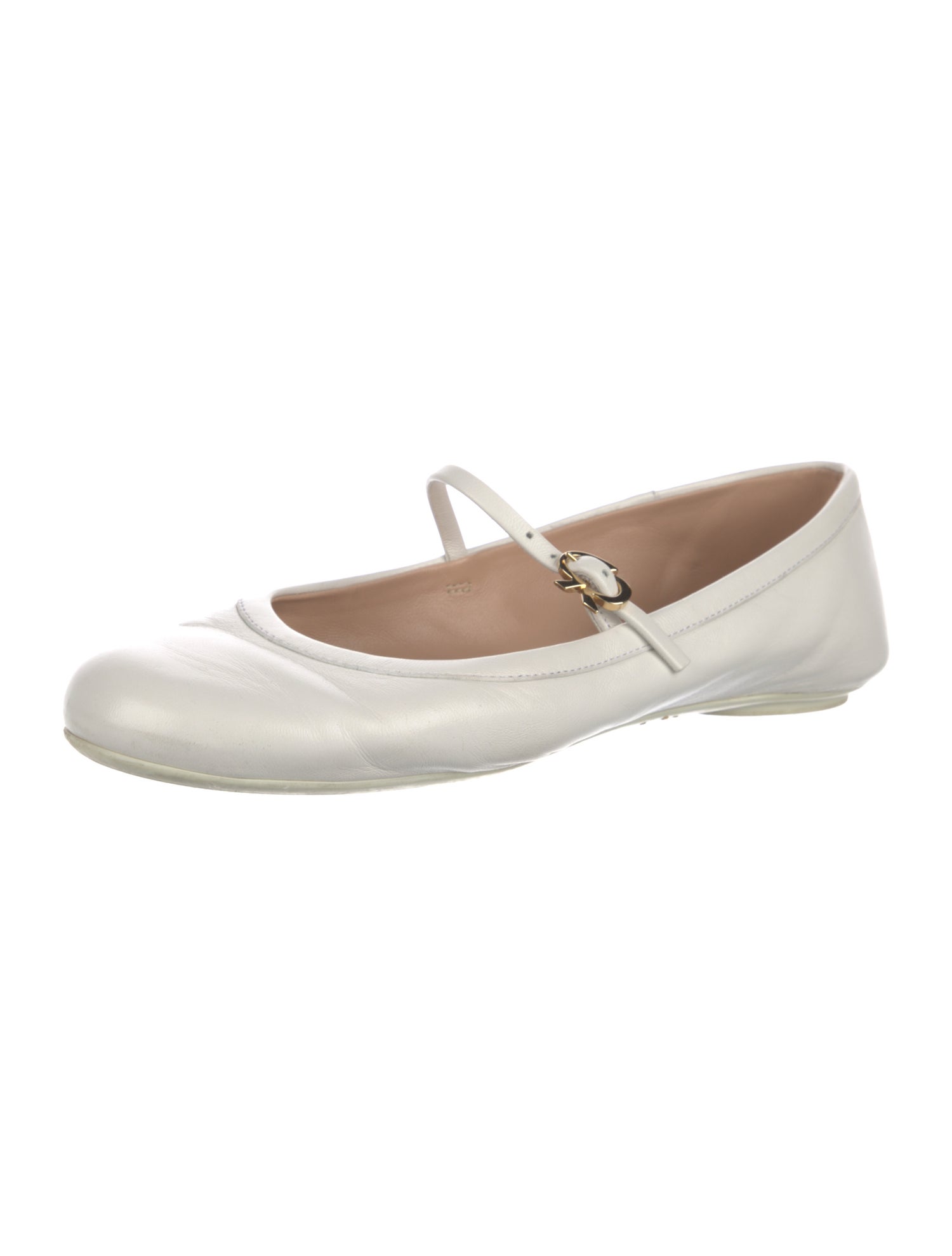 Gianvito Rossi Leather Mary Jane Flats