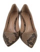 Gianvito Rossi Snakeskin Animal Print Pumps