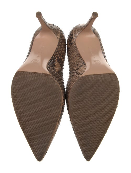 Gianvito Rossi Snakeskin Animal Print Pumps