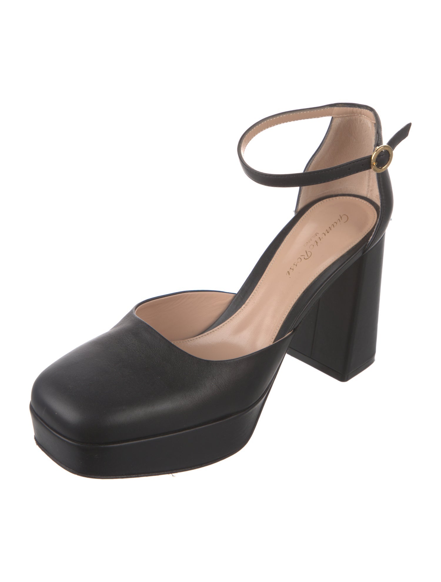 Gianvito Rossi Leather D'Orsay Pumps