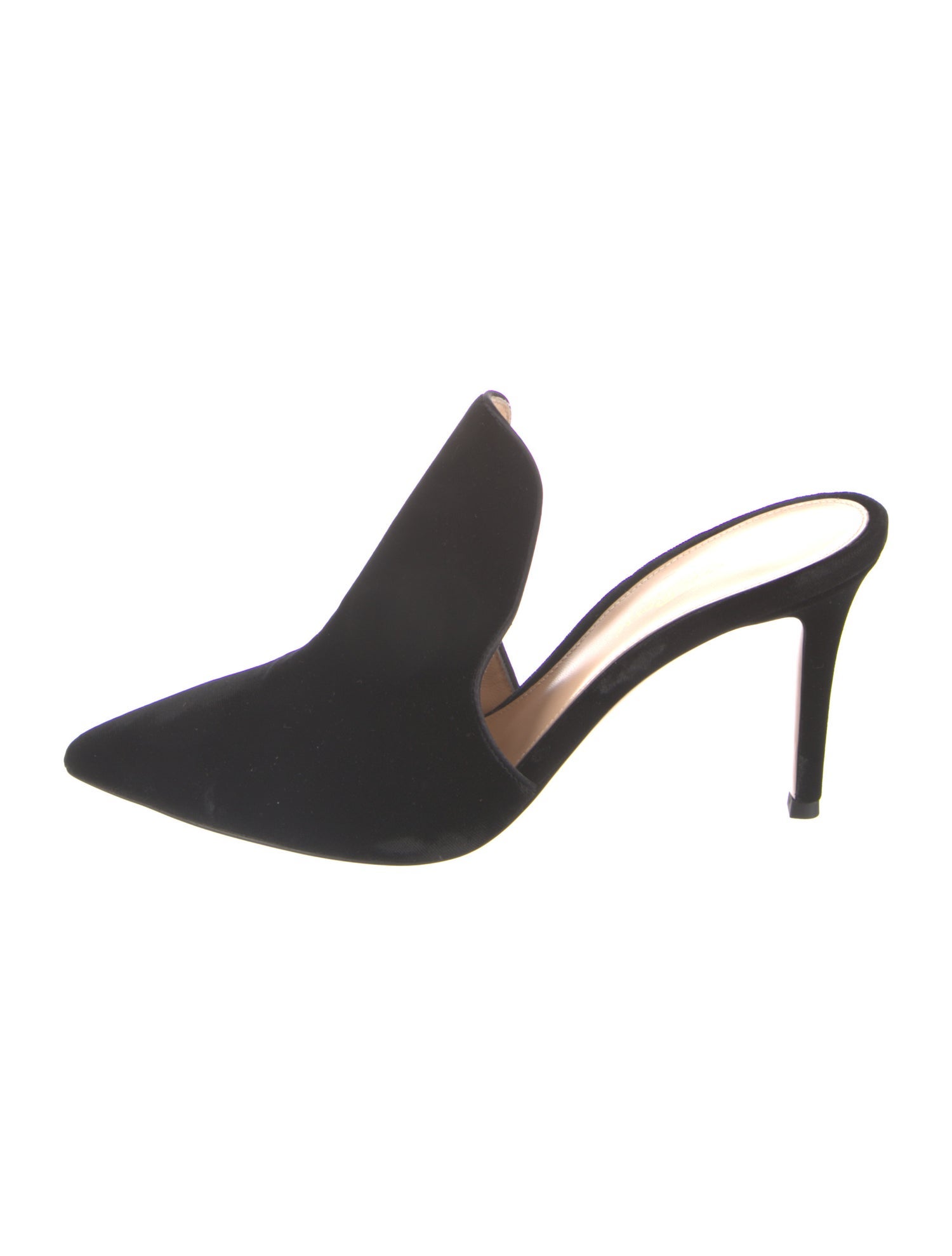 Gianvito Rossi Velvet Mules