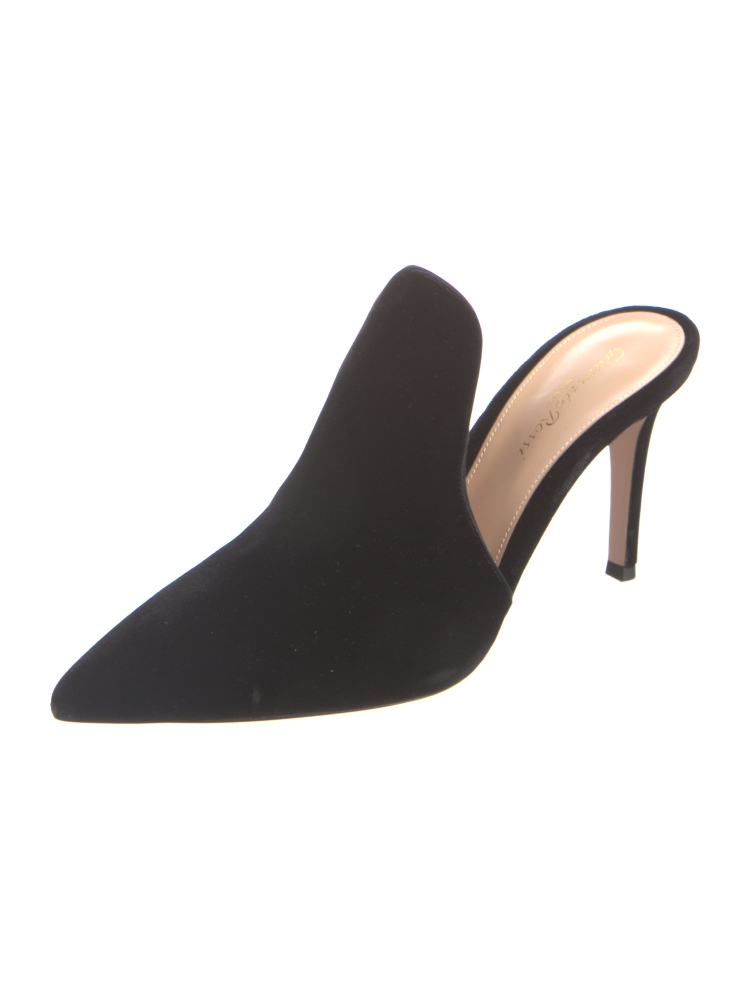Gianvito Rossi Velvet Mules