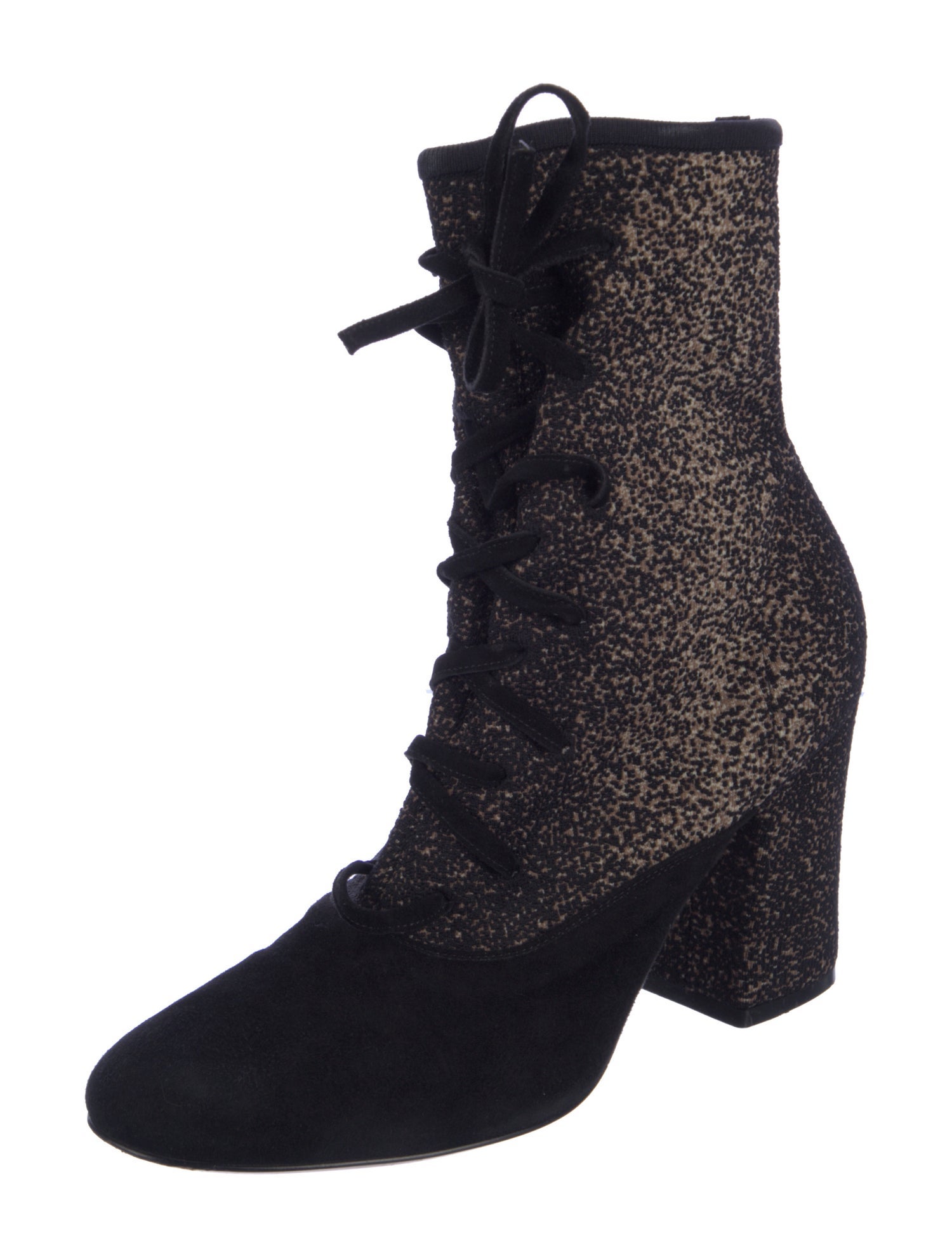 Gianvito Rossi Suede Lace-Up Boots
