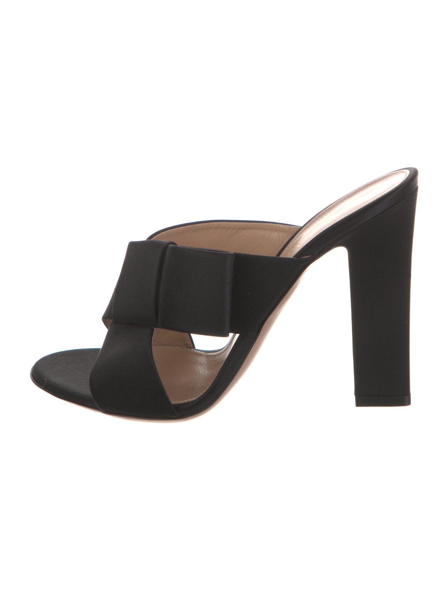 Gianvito Rossi Satin Slides