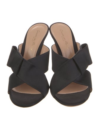 Gianvito Rossi Satin Slides