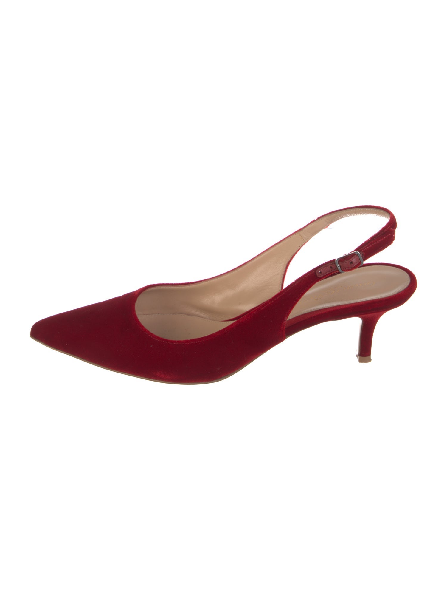 Gianvito Rossi Velvet Slingback Pumps