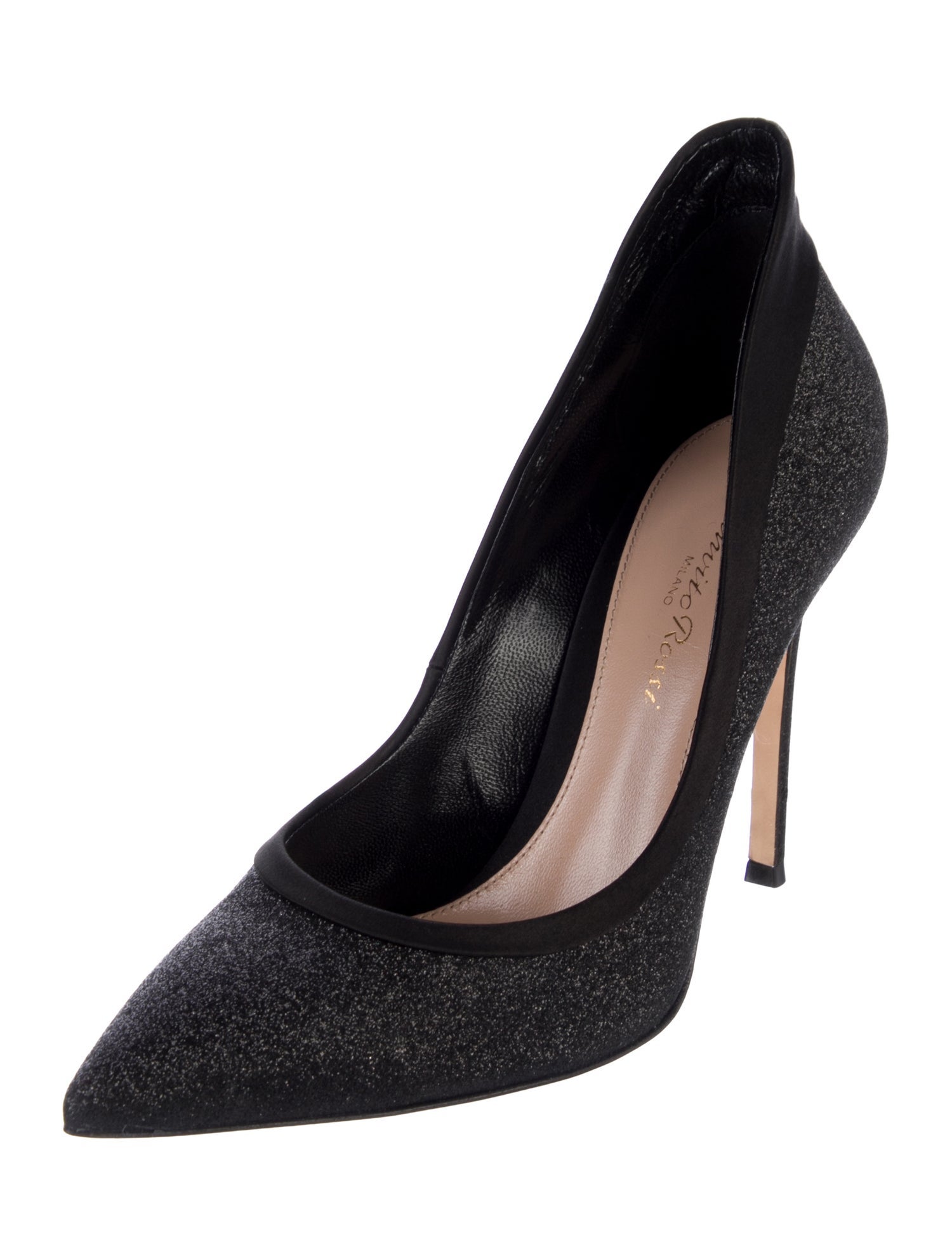 Gianvito Rossi Glitter Glitter Accents Pumps